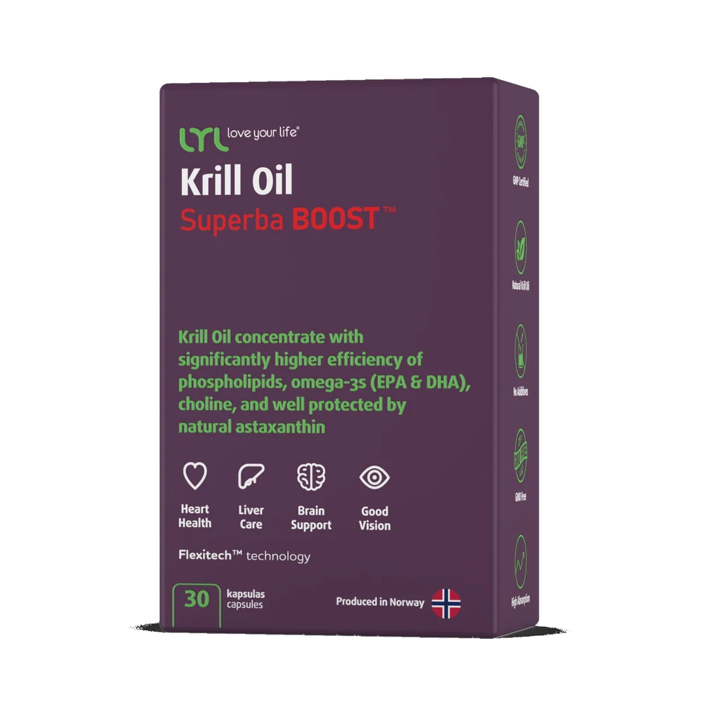 LYL love your life® Krill Oil Superba BOOST™ iepakojums