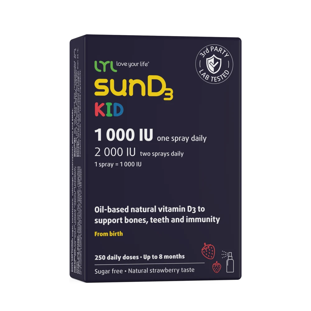 LYL love your life® sunD3 KID iepakojums